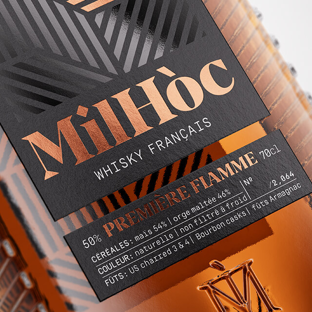 Première flamme Whisky Milhoc